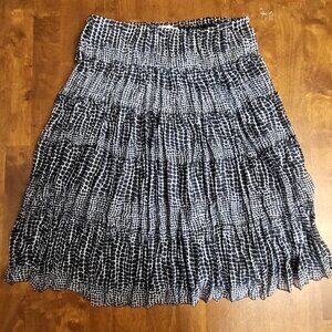 Allison Daily ~ Sz S ~ Black & Gray Snake Print Skirt ~ Excellent Condition